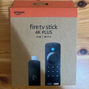 Amazon - Fire TV Stick 4K Plus (newest model) AI-powered Fire TV Search, Wi-Fi 6
